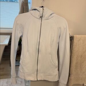 Lululemon Light Blue Zip-Up Scuba